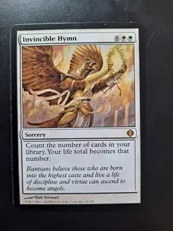 Wizards of the Coast Magic: The Gathering Invincible Hymn Shards White Rare 14 - Image 1