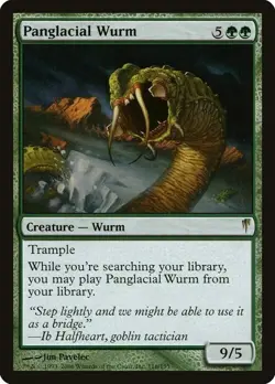 Magic The Gathering MTG PANGLACIAL WURM Coldsnap NM Near Mint - Image 1