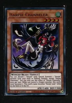 Harpie Channeler - LDS2-EN073 - Ultra Rare - 1st Edition Yugioh - Image 1