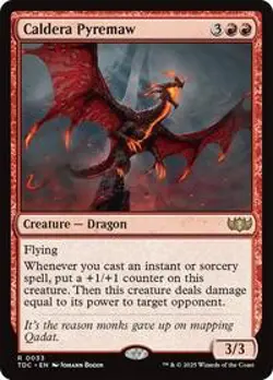 Caldera Pyremaw Commander: Tarkir: Dragonstorm NM - Image 1