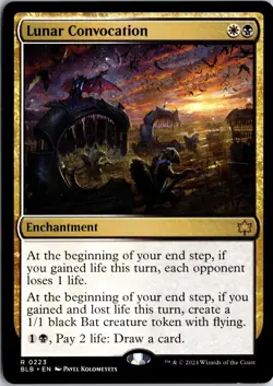 Lunar Convocation 223 R Bloomburrow Magic: The Gathering NM/M - Image 1
