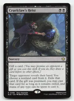 Cruelclaw's Heist 88 Rare Bloomburrow Magic: The Gathering Near Mint - Image 1