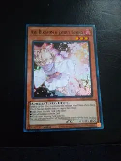 Yugioh Ash Blossom & Joyous Spring RA01-EN008 Super Rare 1st Edition NM - Image 1