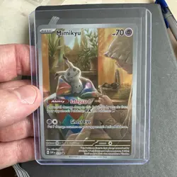 Pokemon TCG Mimikyu 075 Promo Card Paldean Fates Pack Fresh NM++ - Image 3