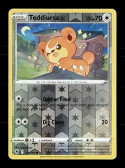 Teddiursa 122/189 Astral Radiance Reverse Holo NM/M Pokemon - Image 1