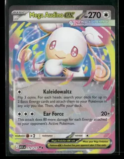Mega Audino ex 172/217 Double Rare Ascended Heroes NM/M Pokemon - Image 1