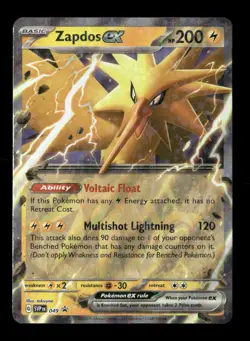 Zapdos ex 049 Holo Scarlet & Violet Promo NM/M Pokemon - Image 1