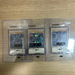 Yugioh Red-Eyes Black Dragon Nike Promo × 3 set NKC1-EN002 2025 Limited Edition - Image 1