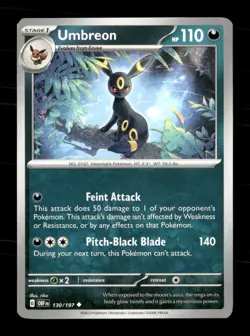 Umbreon 130/197 Obsidian Flames NM/M Pokemon - Image 1
