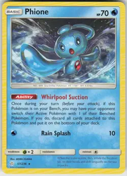 Phione 57/236 Rare Cosmic Eclipse Near Mint - Image 1