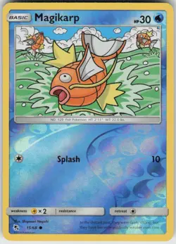 Reverse Holo Magikarp 15/68 Common Hidden Fates Near Mint - Image 1