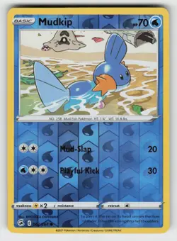 Reverse Holo Mudkip 062/264 Common Fusion Strike Near Mint - Image 1