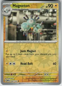 Reverse Holo Magneton 082/165 Uncommon 151 Near Mint - Image 1
