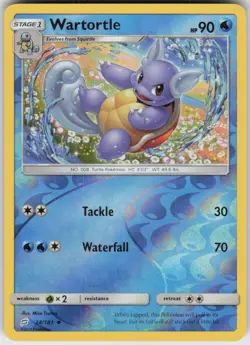 Reverse Holo Wartortle 24/181 Uncommon Team Up Near Mint - Image 1