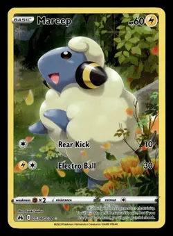 Mareep GG34/GG70 Holo Crown Zenith Galarian Gallery Pokemon Card - Image 2