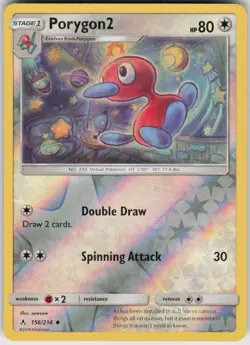 Reverse Holo Porygon2 156/214 Uncommon Unbroken Bonds Near Mint - Image 1