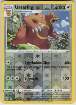 Reverse Holo Ursaring 123/189 Uncommon Astral Radiance Near Mint - Image 1