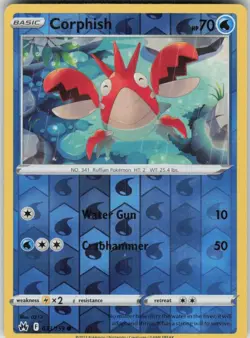 Reverse Holo Corphish 033/159 Common Crown Zenith Near Mint - Image 1