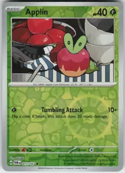 Reverse Holo Applin 017/167 Common Twilight Masquerade Near Mint - Image 1