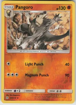 Reverse Holo Pangoro 120/236 Uncommon Cosmic Eclipse Near Mint - Image 1
