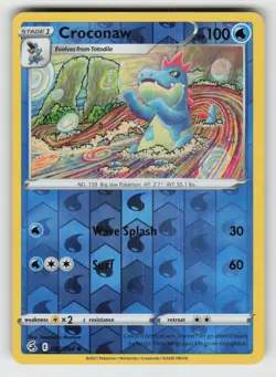 Reverse Holo Croconaw 056/264 Uncommon Fusion Strike Near Mint - Image 1