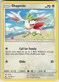 Shaymin 111/156 Rare Ultra Prism Near Mint - Image 1