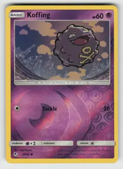 Reverse Holo Koffing 28/68 Common Hidden Fates Near Mint - Image 1