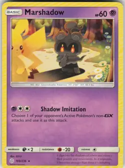 Marshadow 103/236 Rare Cosmic Eclipse Near Mint - Image 1