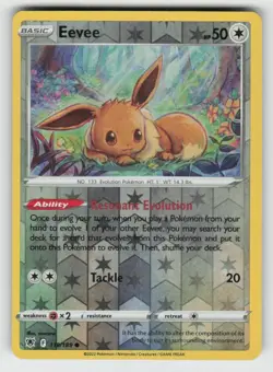 Reverse Holo Eevee 119/189 Common Astral Radiance Near Mint - Image 1
