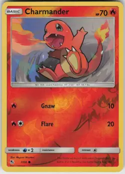 Reverse Holo Charmander 7/68 Common Hidden Fates Near Mint - Image 1