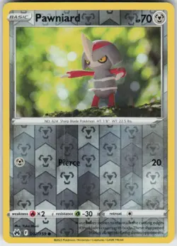 Reverse Holo Pawniard 092/159 Common Crown Zenith Near Mint - Image 1