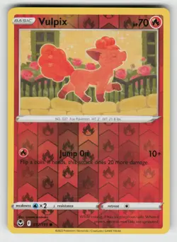 Reverse Holo Vulpix 017/195 Common Silver Tempest Near Mint - Image 1