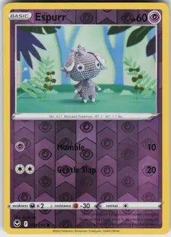 Reverse Holo Espurr 081/195 Common Silver Tempest Near Mint - Image 1
