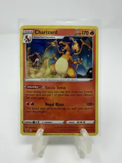 Pokemon TCG 2020 Charizard Cracked Ice Holo Vivid Voltage 025/185 NM - Image 1