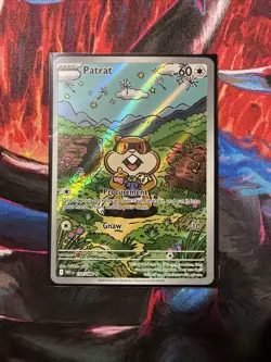 Pokemon TCG Patrat White Flare 152/086 Illustration Rare NM Card - Image 3