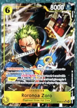 Bandai One Piece Card Game Roronoa Zoro ST29-014 - Image 1