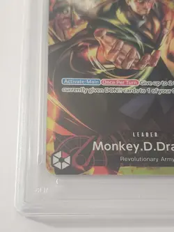 One Piece Monkey D. Dragon Alt Art Parallel Leader OP07-001 PSA 10 - Image 5
