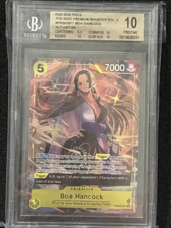 2025 ONE PIECE PRB02-017 ALTERNATE ART 017 BOA HANCOCK BGS 10 Pristine - Image 1