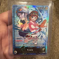Bandai One Piece CCG Leader Koala OP12-081 L Alt Art Holo 5000 English - Image 1