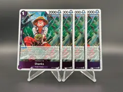 Shanks OP13-065 x4 Playset | Carrying On His Will - One Piece TCG NM English - Image 1