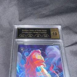 Mufasa - Ruler Of Pride Rock 217/204 Enchanted Foil Disney Lorcana PCG 10 - Image 2