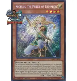 Yugioh! 1x Regulus, the Prince of Endymion BLGG-EN050 Secret Rare 1st Ed NM - Image 1