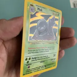 Pokemon TCG Muk Fossil Holo Card 13/62 Unlimited Holo Rare (1999) Nm/Mint 🔥 - Image 5