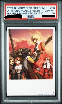 PSA10 No.66 illustration card Blu-ray Mobile Suit Gundam SEED FREEDOM limited JP - Image 1