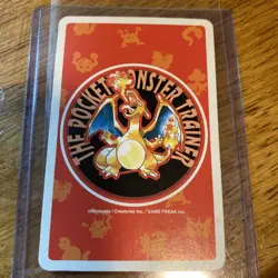 1996 Raticate Pokemon Red Playing Card 3 Of Clubs - Image 2