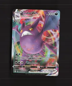 Crobat VMAX 045/072 Shining Fates Ultra Rare Holo Pokemon Card NM - Image 1