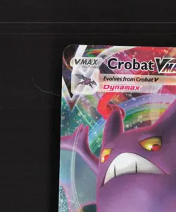 Crobat VMAX 045/072 Shining Fates Ultra Rare Holo Pokemon Card NM - Image 3