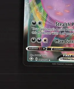 Crobat VMAX 045/072 Shining Fates Ultra Rare Holo Pokemon Card NM - Image 5
