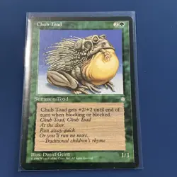 Chub Toad - Ice Age - MTG Magic - Common - Green Creature - Image 1