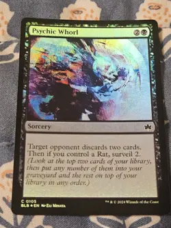 Psychic Whorl FOIL Bloomburrow MTG Magic Cards - Image 1